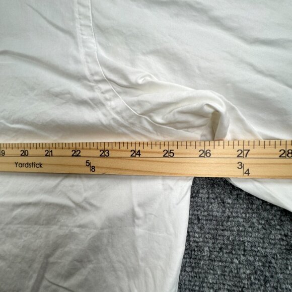 Eton Long Sleeve Button Up Shirt Men Cotton Designer White 17.5 Sweden Woven - Picture 6 of 15